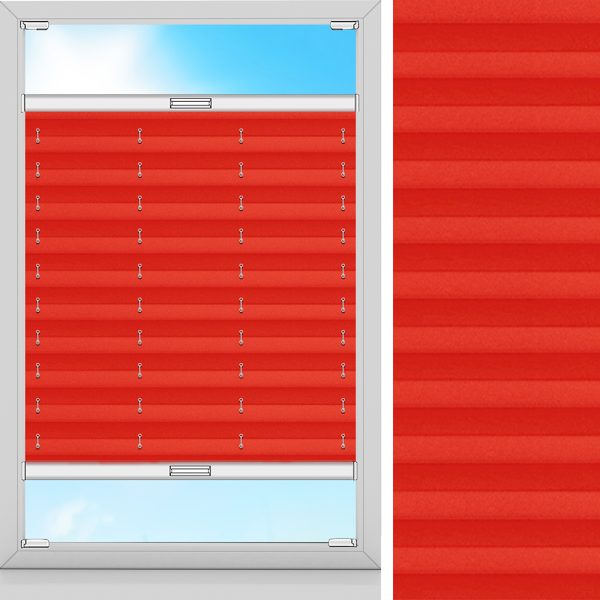 Plissee Lat, Gelb, lichtdurchlässig & blickdicht