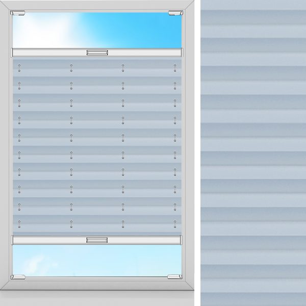 Plissee Schema, Blau, abdunkelnd