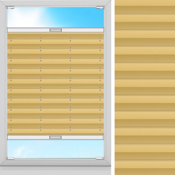 Plissee Schema, Gelb, abdunkelnd