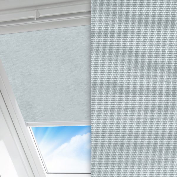 Dachfenster Rollo Clara, grün, komplett verdunkelnd, feucht abwischbar