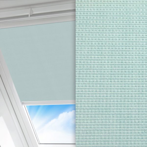 Dachfenster Rollo Rustico, mint, lichtdurchlässig & blickdicht, feucht abwischbar