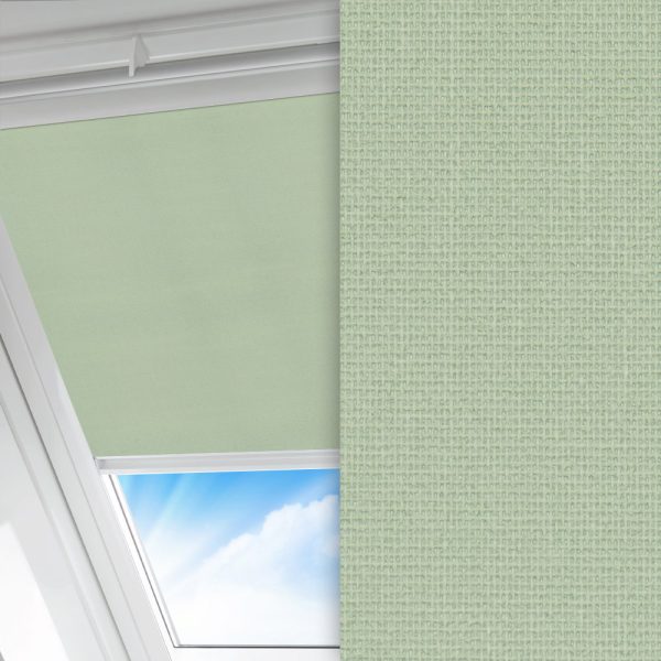 Dachfenster Rollo Prima, mint, lichtdurchlässig & blickdicht, feucht abwischbar