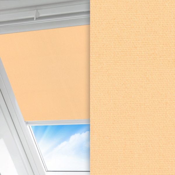 Dachfenster Rollo Prima, beige, lichtdurchlässig & blickdicht, feucht abwischbar