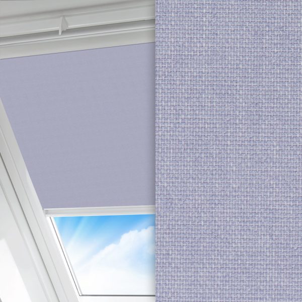 Dachfenster Rollo Prima, Violett, lichtdurchlässig & blickdicht, feucht abwischbar