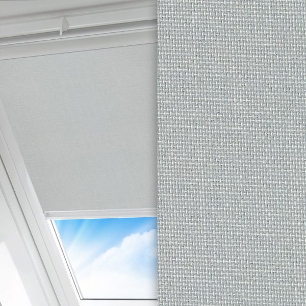 Dachfenster Rollo Prima Hot, grau, lichtdurchlässig & blickdicht, feucht abwischbar