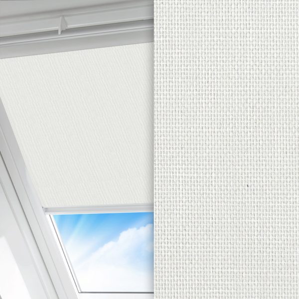 Dachfenster Rollo Prima Hot, hellgrau, lichtdurchlässig & blickdicht, feucht abwischbar