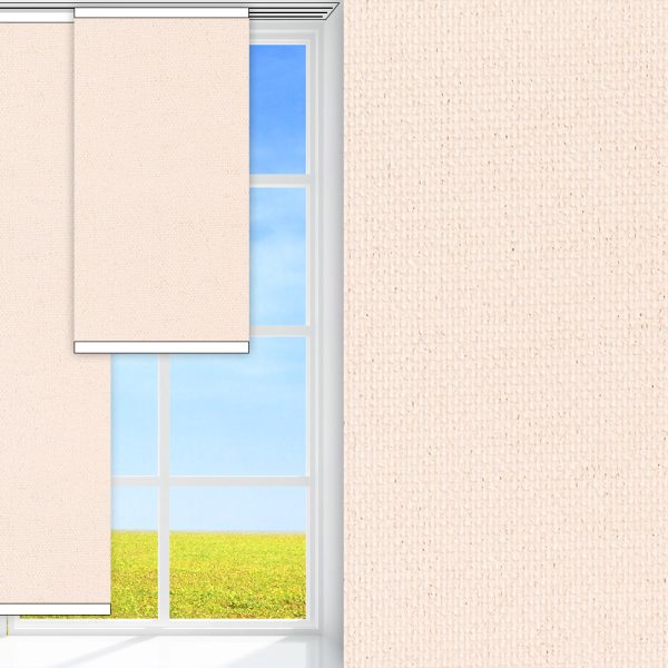 Flächenvorhang Sicuro, creme, komplett verdunkelnd, feucht abwischbar