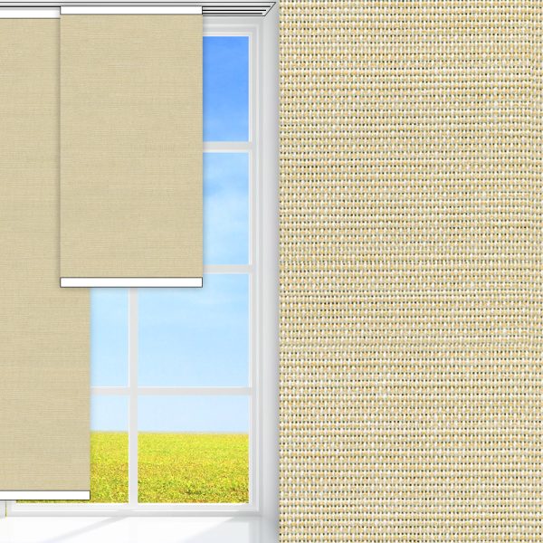 Flächenvorhang Nora, beige, lichtdurchlässig & blickdicht, feucht abwischbar