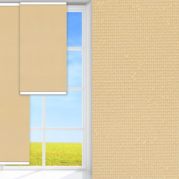 Flächenvorhang Prima, creme, lichtdurchlässig & blickdicht, feucht abwischbar