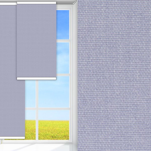 Flächenvorhang Prima, Violett, lichtdurchlässig & blickdicht, feucht abwischbar