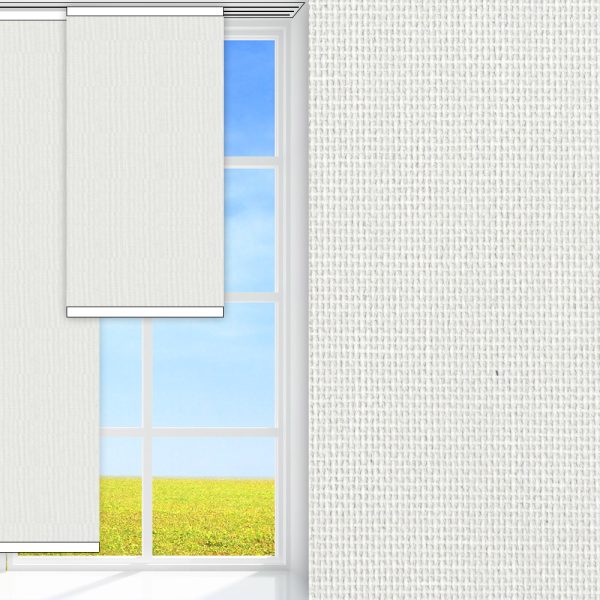 Flächenvorhang Prima Hot, hellgrau, lichtdurchlässig & blickdicht, feucht abwischbar