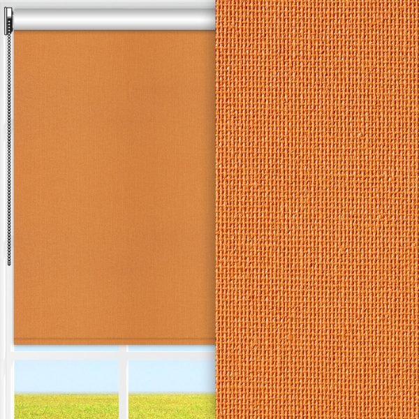 Rollo Succo, orange, komplett verdunkelnd, feucht abwischbar