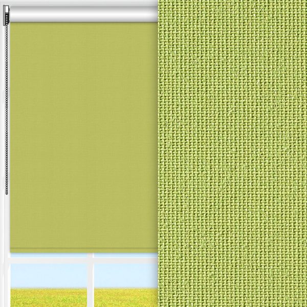 Rollo Frutta, grün, komplett verdunkelnd, feucht abwischbar