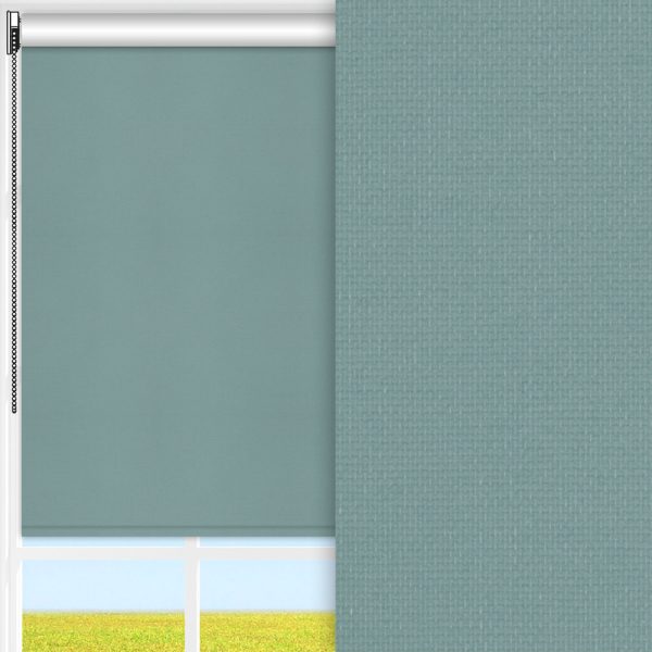 Rollo Clean, türkis, komplett verdunkelnd, feucht abwischbar
