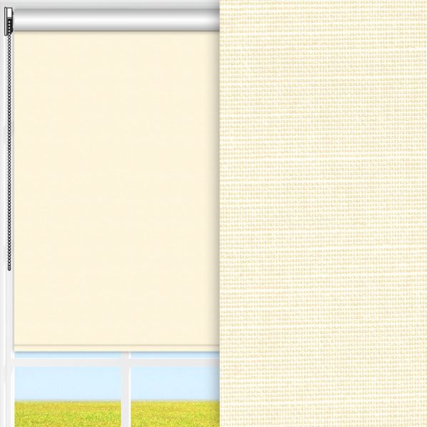 Rollo Clara, creme, komplett verdunkelnd, feucht abwischbar