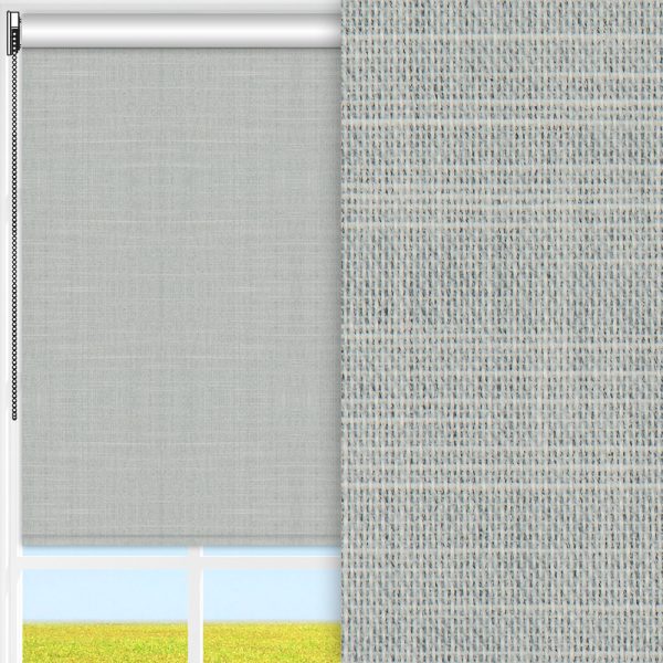 Rollo Clara, grau, komplett verdunkelnd, feucht abwischbar