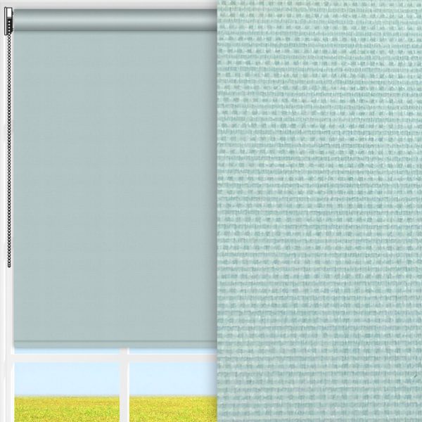 Rollo Rustico, mint, lichtdurchlässig & blickdicht, feucht abwischbar