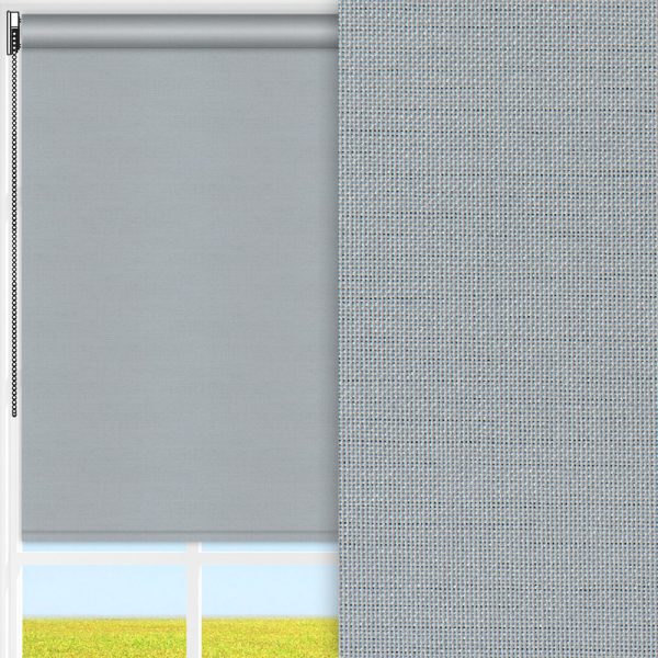 Rollo Klara, grau, lichtdurchlässig & blickdicht, feucht abwischbar