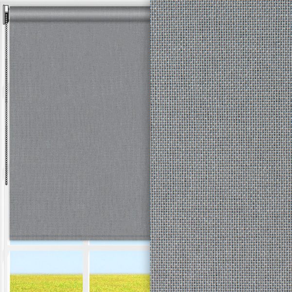 Rollo Klara, grau, lichtdurchlässig & blickdicht, feucht abwischbar