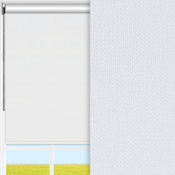 Rollo Klara, weiss, lichtdurchlässig & blickdicht, feucht abwischbar