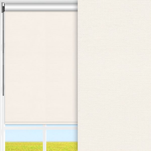 Rollo Klara, creme, lichtdurchlässig & blickdicht, feucht abwischbar