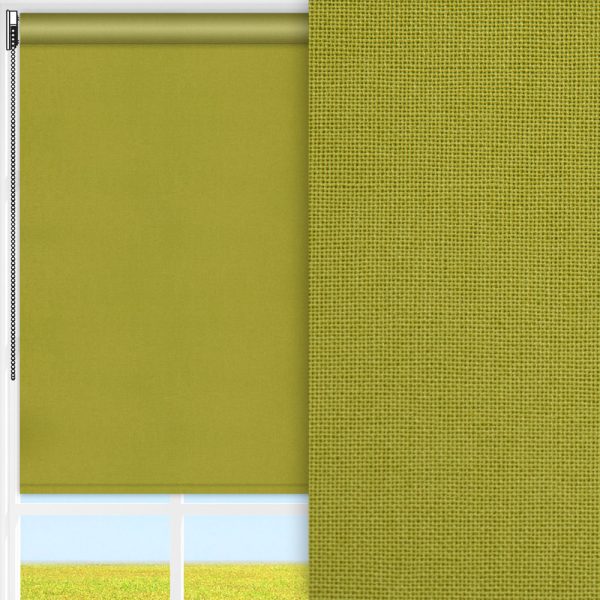 Rollo Klara, grün, lichtdurchlässig & blickdicht, feucht abwischbar
