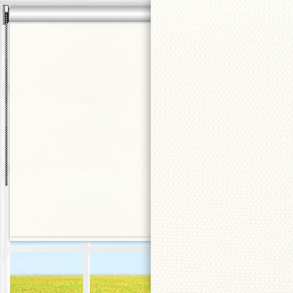 Rollo Bora, weiss, komplett verdunkelnd, feucht abwischbar