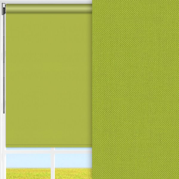 Rollo Silenzio, grün, lichtdurchlässig & blickdicht, feucht abwischbar