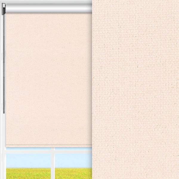 Rollo Sicuro, creme, komplett verdunkelnd, feucht abwischbar