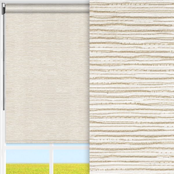 Rollo Lexa, beige, lichtdurchlässig & blickdicht, feucht abwischbar