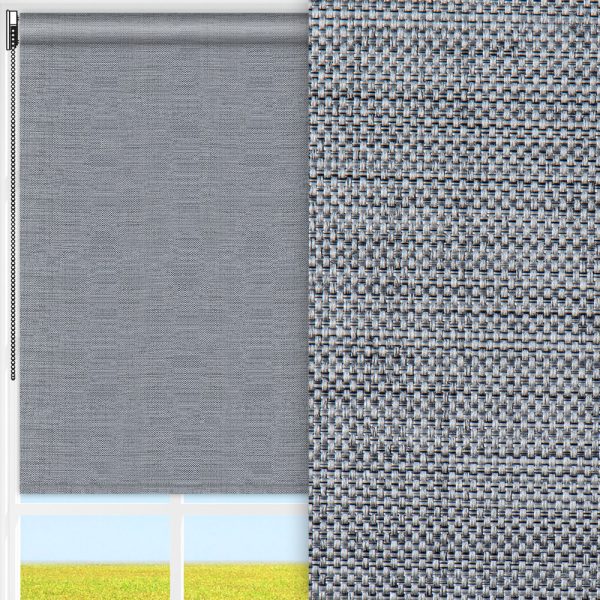 Rollo Elia, grau, lichtdurchlässig & blickdicht, feucht abwischbar