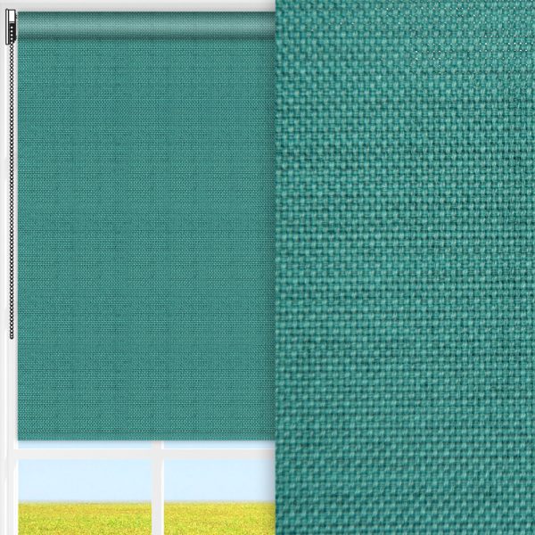 Rollo Elia, grün, lichtdurchlässig & blickdicht, feucht abwischbar