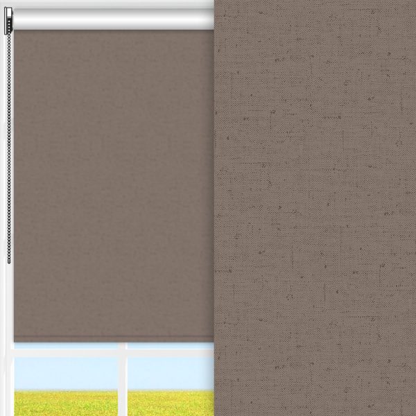 Rollo Gaya, beige, komplett verdunkelnd, feucht abwischbar