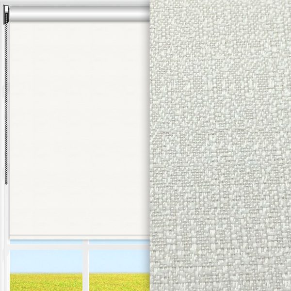 Rollo Mur, creme, lichtdurchlässig & blickdicht, feucht abwischbar, creme glänzend