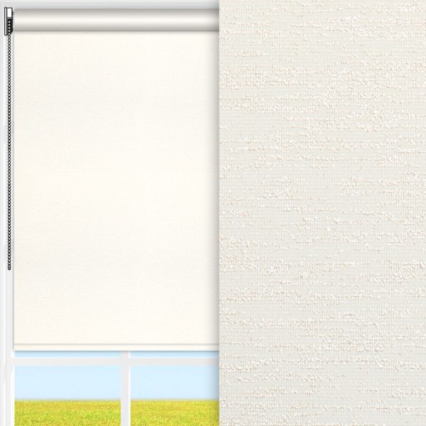 Rollo Moda, weiss, komplett verdunkelnd, feucht abwischbar, weiss glänzend
