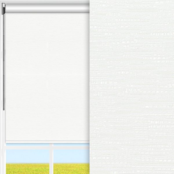 Rollo Maison, weiss, komplett verdunkelnd, feucht abwischbar