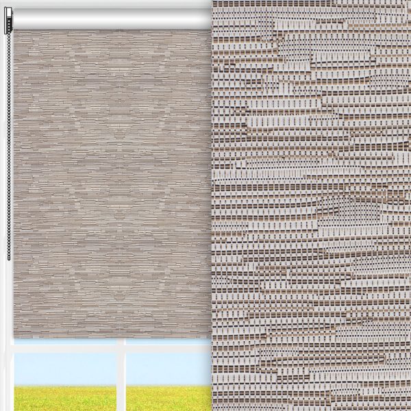 Rollo Maison, beige, komplett verdunkelnd, feucht abwischbar