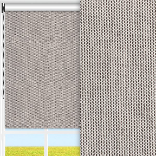 Rollo Lena, beige, komplett verdunkelnd, feucht abwischbar