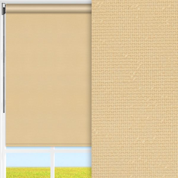 Rollo Prima, creme, lichtdurchlässig & blickdicht, feucht abwischbar