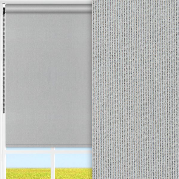 Rollo Prima, grau, lichtdurchlässig & blickdicht, feucht abwischbar