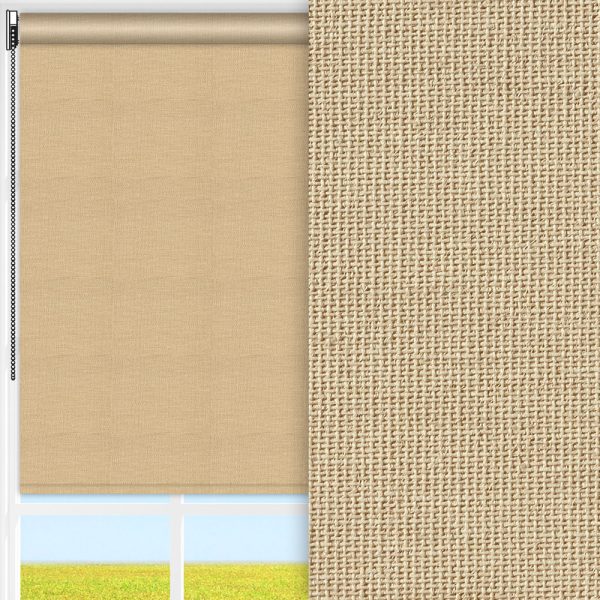 Rollo Prima, beige, lichtdurchlässig & blickdicht, feucht abwischbar