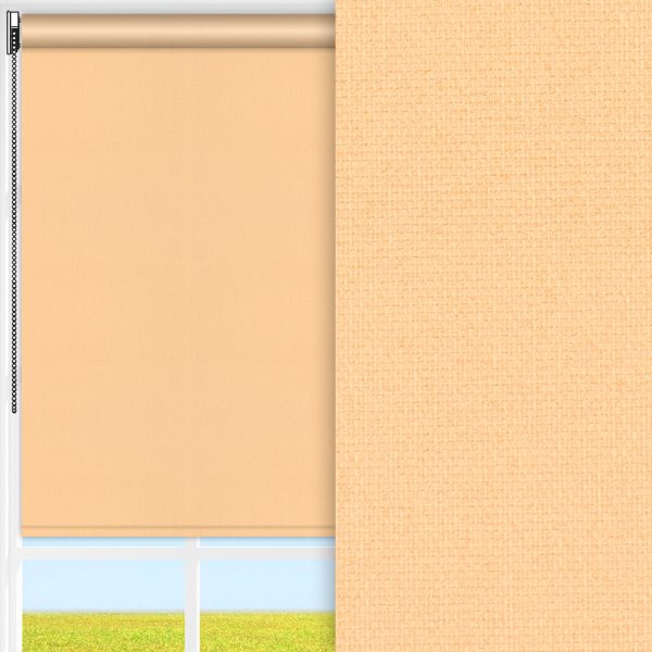 Rollo Prima, beige, lichtdurchlässig & blickdicht, feucht abwischbar