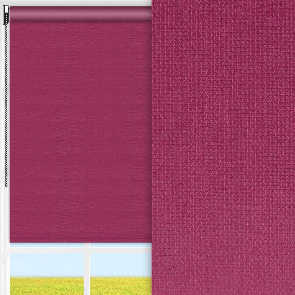 Rollo Prima, fuchsia, lichtdurchlässig & blickdicht, feucht abwischbar