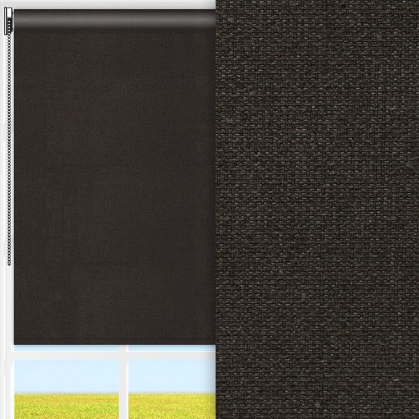 Rollo Prima, braun, lichtdurchlässig & blickdicht, feucht abwischbar