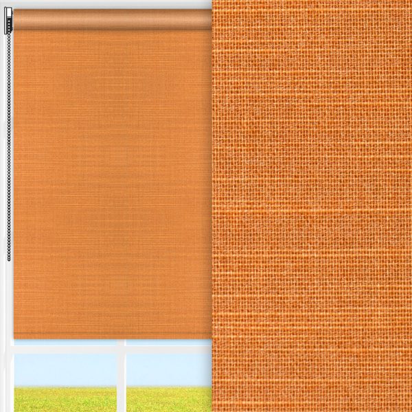Rollo Prima Maya, orange, lichtdurchlässig & blickdicht, feucht abwischbar