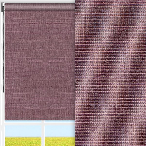 Rollo Prima Rau, altrosa, lichtdurchlässig & blickdicht, feucht abwischbar