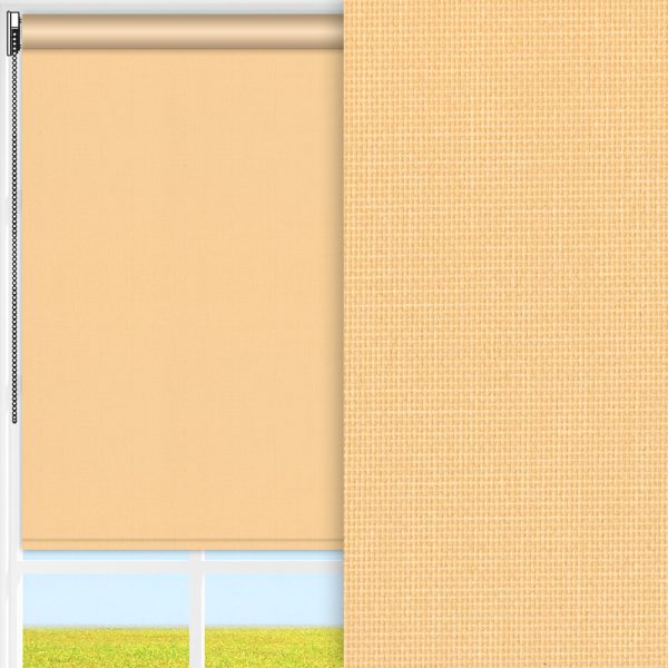 Rollo Prima Hot, beige, lichtdurchlässig & blickdicht, feucht abwischbar