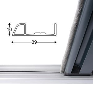 1-seitiges Überfahrprofil 10 mm